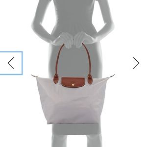 Longchamp Le Pliage large bag in navy